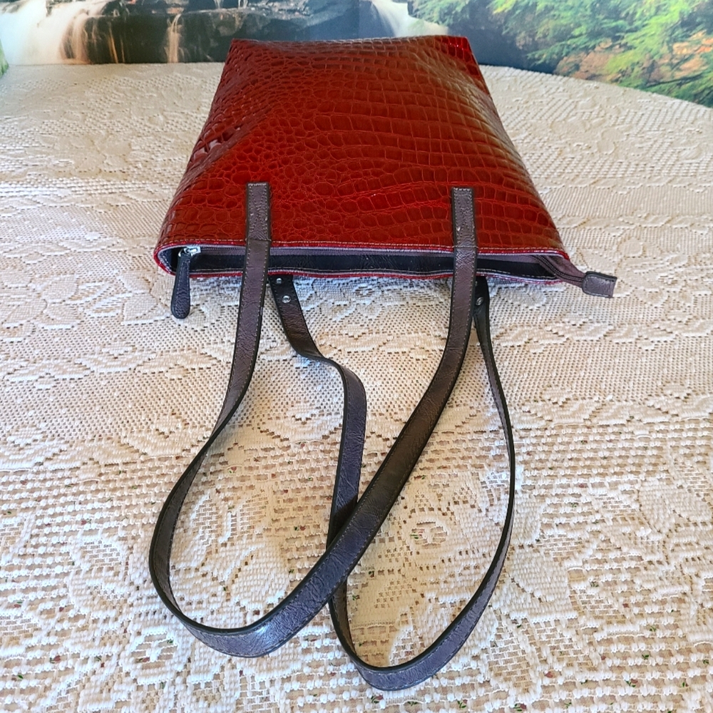 JACLYN SMITH RED BAG - Picture 10 of 13